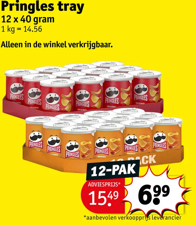 Promotie: Pringles tray