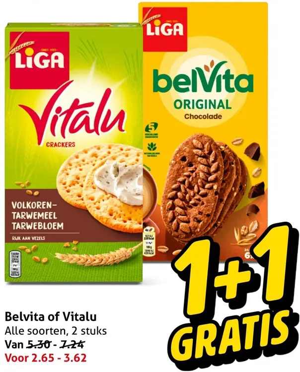 Aanbieding: Belvita of Vitalu