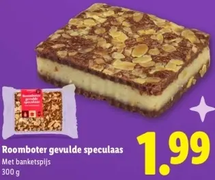 Aanbieding: Roomboter gevulde speculaas