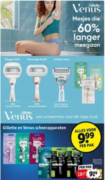 Aanbieding: Gillette en Venus scheerapparaten