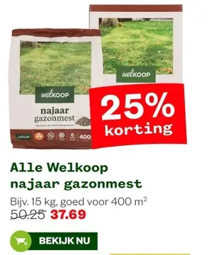 Aanbieding: Alle Welkoop najaar gazonmest
