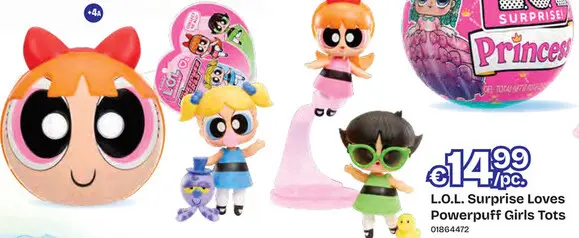 Offre: L.O.L Surprise Loves Powerpuff Girls Tots Asst in PDQ