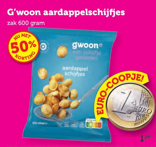 Aanbieding: Aardappelschijfjes