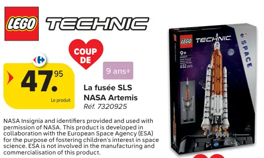 Offre: La fusée SLS NASA Artemis