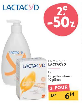 Offre: Lingettes intimes