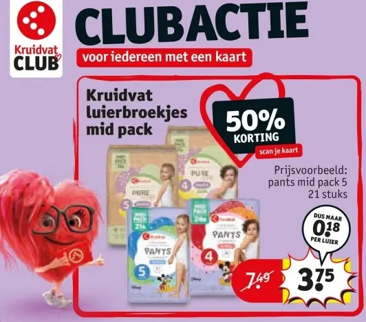 Aanbieding: Luierbroekjes mid pack