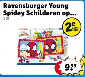Aanbieding: Ravensburger Young Spidey Schilderen op numme