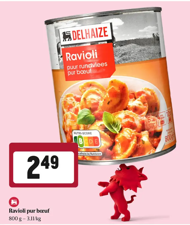 Offre: Ravioli pur boeuf