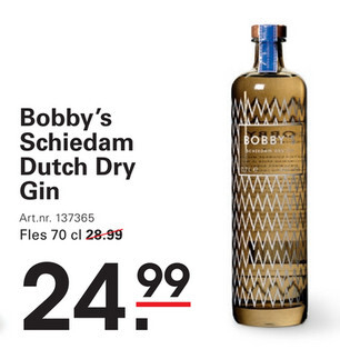 Aanbieding: Bobby's Schiedam Dutch Dry Gin