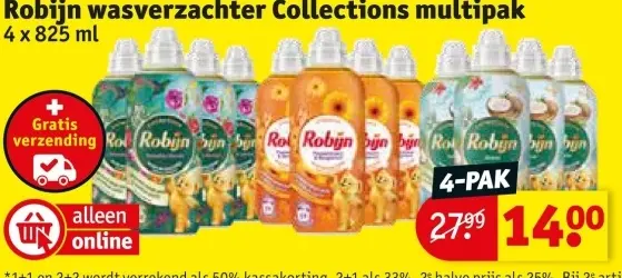 Aanbieding: wasverzachter Collections multipak