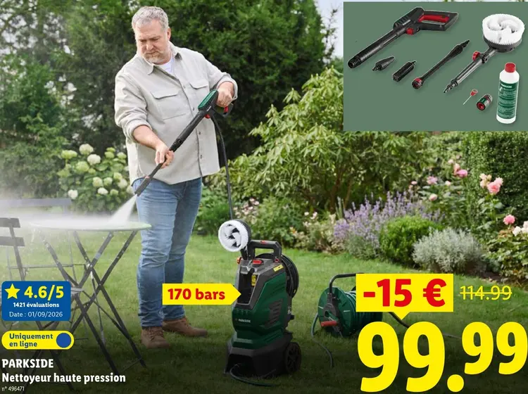 Offre: PARKSIDE Nettoyeur haute pression
