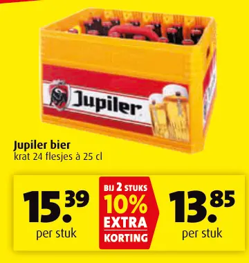 Aanbieding: Jupiler bier