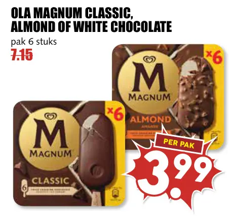 Aanbieding: Classic, almond of white choclate