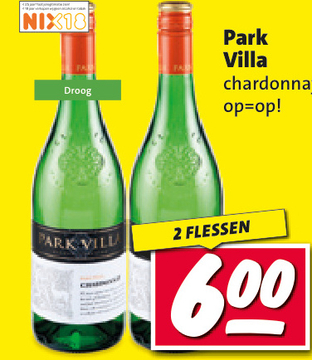 Aanbieding: Park Villa chardonnay