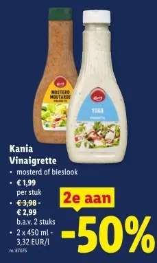 Promotie: Vinaigrette