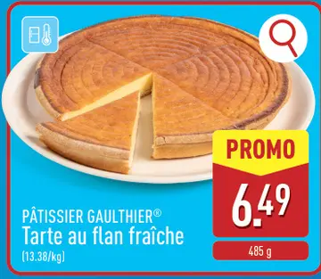 Offre: Tarte au flan fraîche
