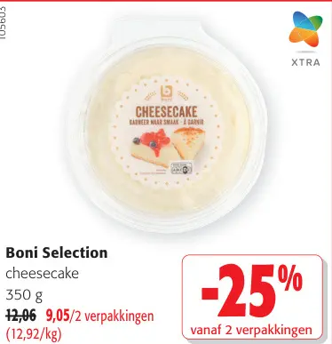 Promotie: cheesecake