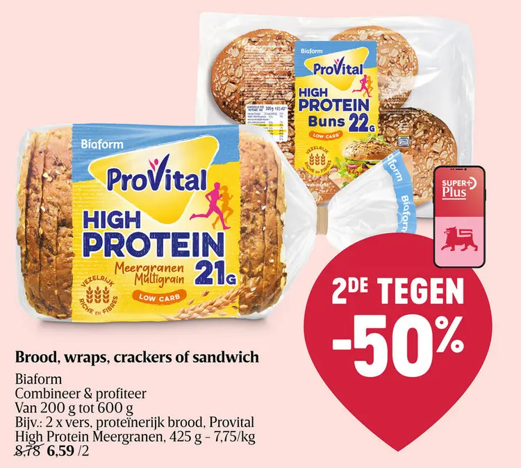 Promotie: Brood, wraps, crackers of sandwich