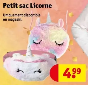 Offre: Petit sac Licorne
