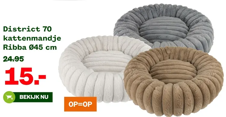 Aanbieding: Kattenmandje Ribba Ø45 cm