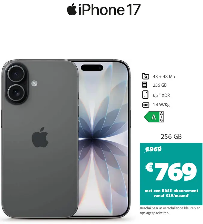Promotie: IPhone 17 256 GB