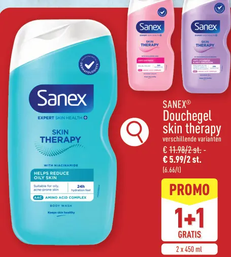 Promotie: Douchegel skin therapy