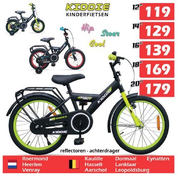 Aanbieding: KIDDIE KINDERFIETSEN