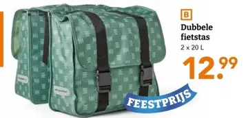 Aanbieding: Dubbele fietstas