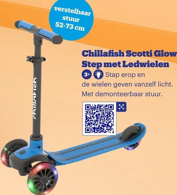 Aanbieding: Chillafish Scotti Glow Step met Ledwielen