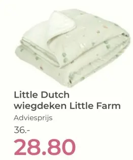Aanbieding: Wiegdeken Little Farm