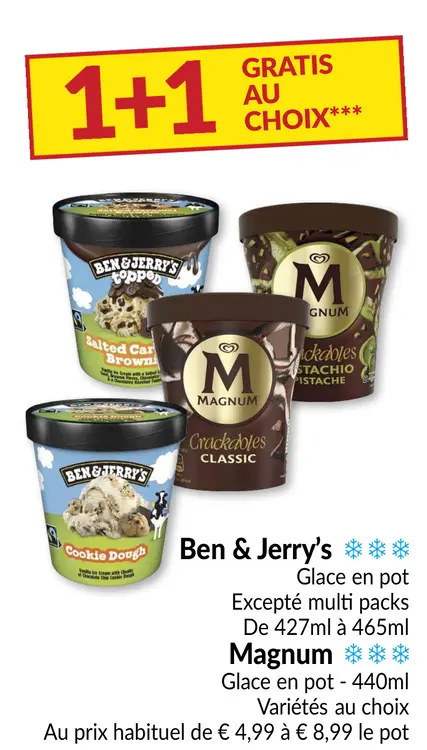Offre: Ben & Jerry's / Magnum