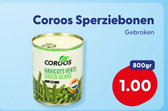 Aanbieding: Sperziebonen