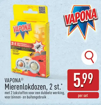 Aanbieding: VAPONA® Mierenlokdozen