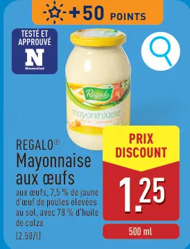 Offre: Mayonnaise aux œufs
