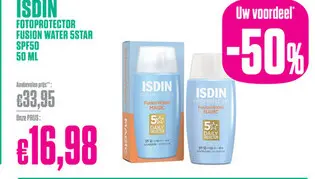 Aanbieding: Fotoprotector fusion water 5star