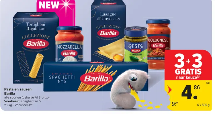 Promotie: Pasta en sauzen