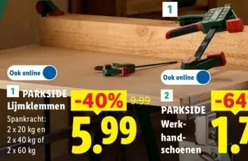 Aanbieding: Lijmklemmen