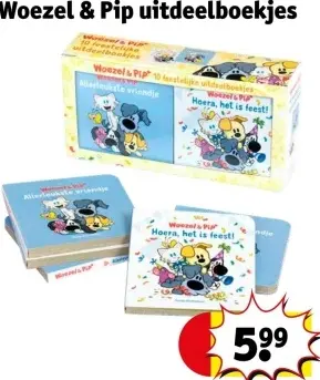 Aanbieding: Woezel & Pip uitdeelboekjes