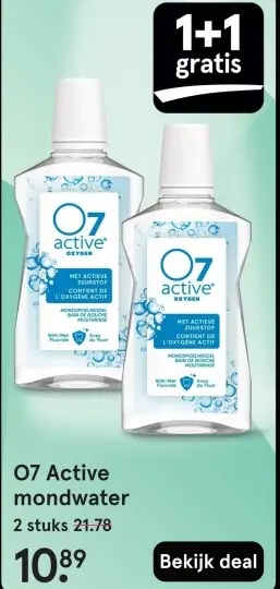 Aanbieding: O7 Active mondwater