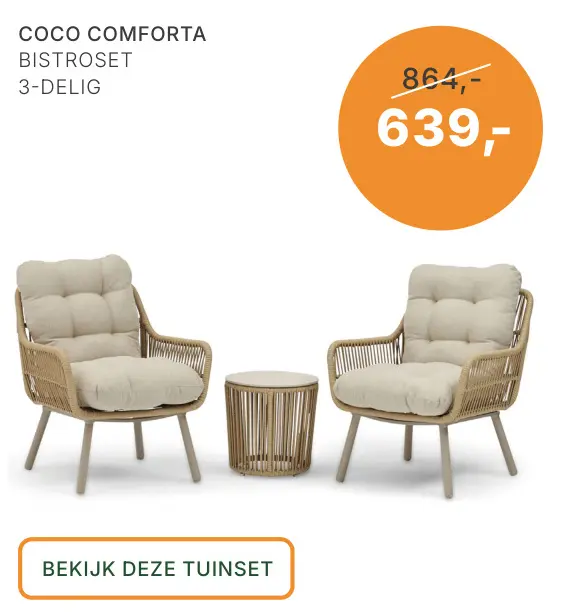 Aanbieding: Coco Comforta Bistroset 3-Delig