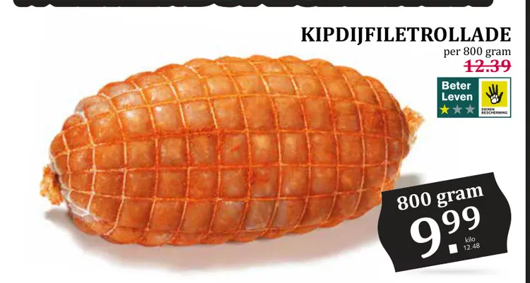 Aanbieding: Kipdijfiletrollade