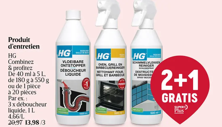 Offre: Produit d'entretien