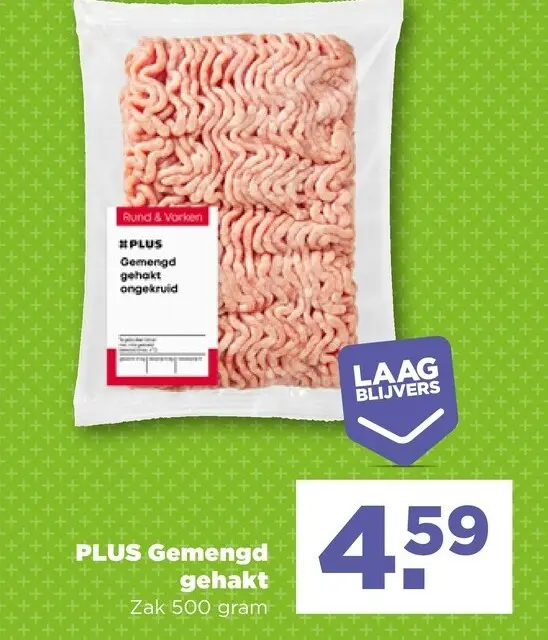 Aanbieding: PLUS Gemengd gehakt
