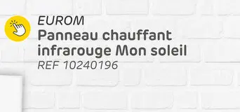 Offre: Radiateur eurom mon soleil dsp frame 360w wifi