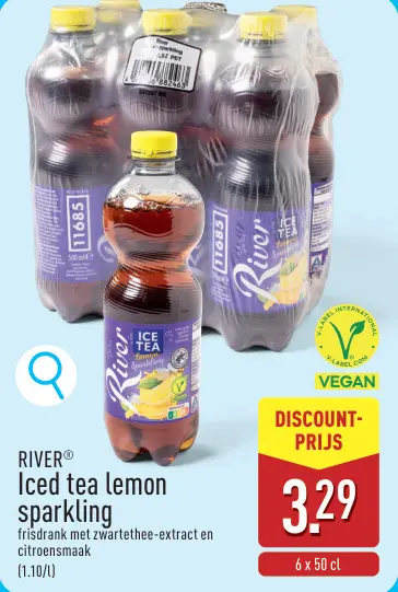 Promotie: Iced tea lemon sparkling