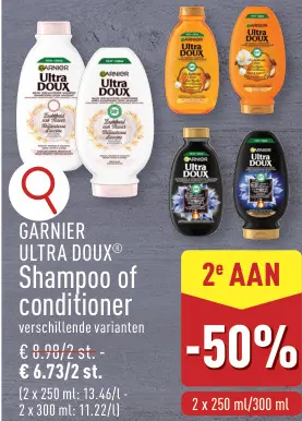 Promotie: Shampoo of conditioner