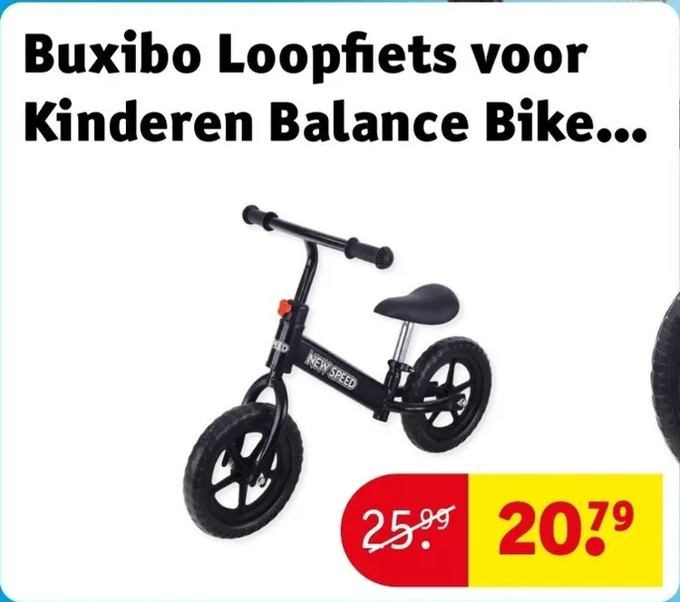 Aanbieding: Buxibo Loopfiets voor Kinderen Balance Bike