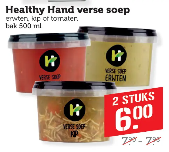 Aanbieding: verse soep