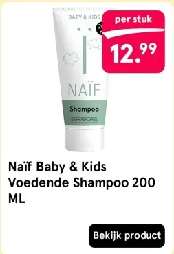 Aanbieding: Naïf Baby & Kids Voedende Shampoo