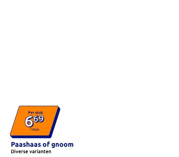 Aanbieding: Paashaas of gnoom